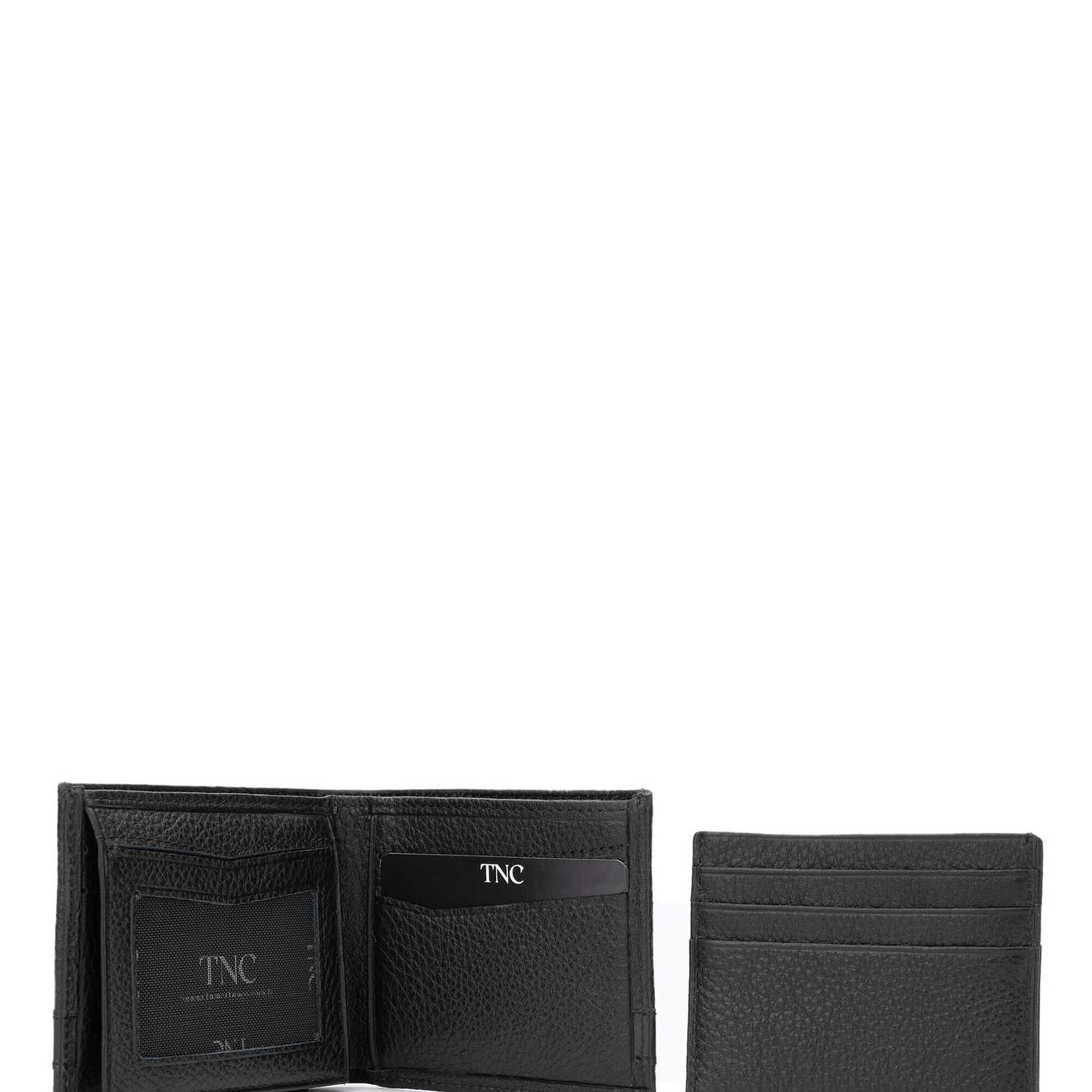 Tamer Tanca Erkek Hakiki Deri Siyah Set Kutusu