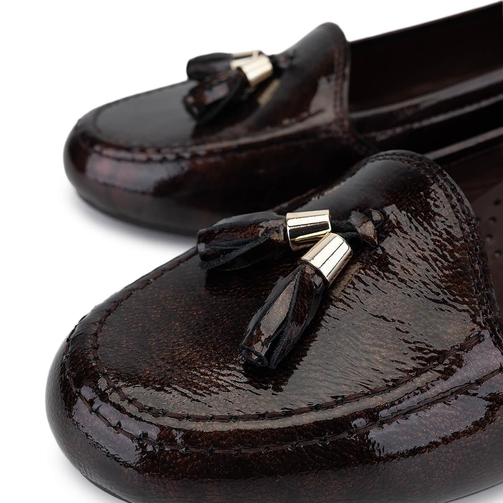 Tamer Tanca Kadın Hakiki Deri Kahverengi Comfort Ayakkabı