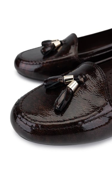  Tamer Tanca Kadın Hakiki Deri Kahverengi Comfort Ayakkabı