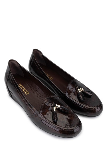  Tamer Tanca Kadın Hakiki Deri Kahverengi Comfort Ayakkabı