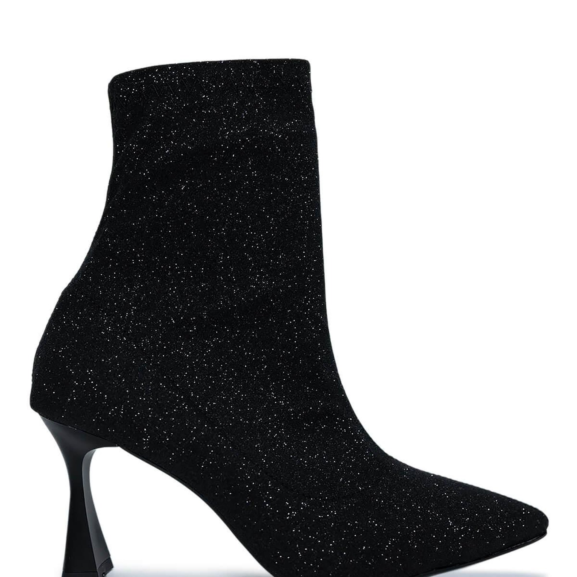 Tamer Tanca Kadın Tekstil Siyah Topuklu Bot