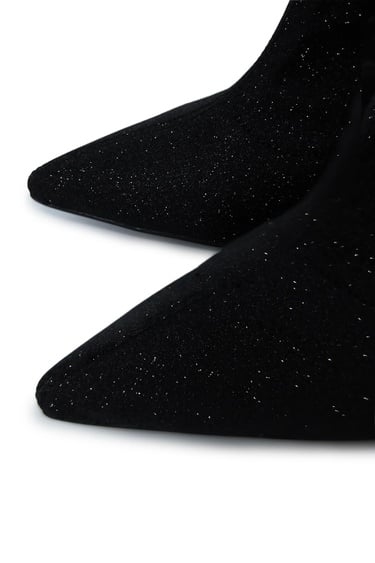 Tamer Tanca Kadın Tekstil Siyah Topuklu Bot