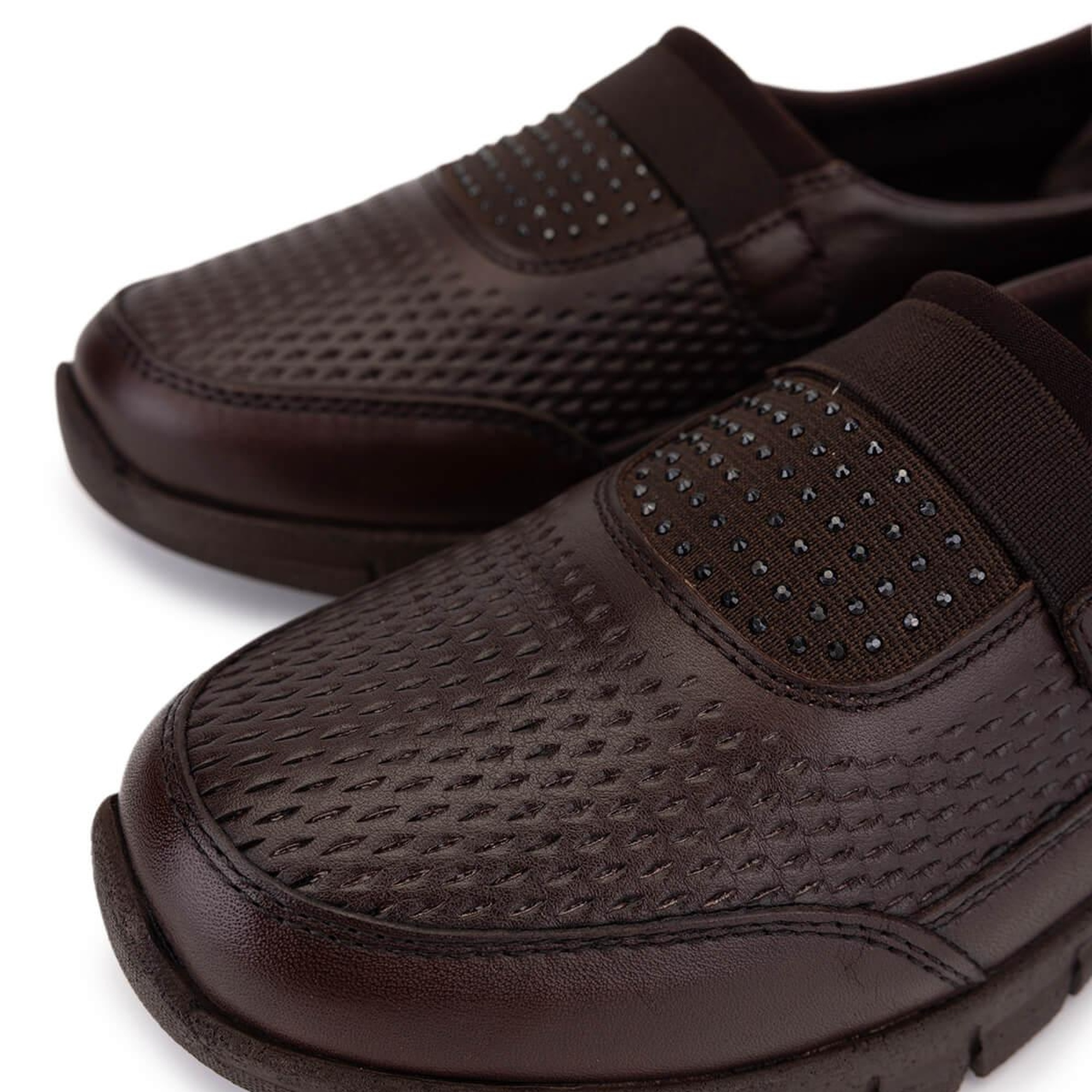 Tamer Tanca Kadın Hakiki Deri Kahverengi Comfort Ayakkabı