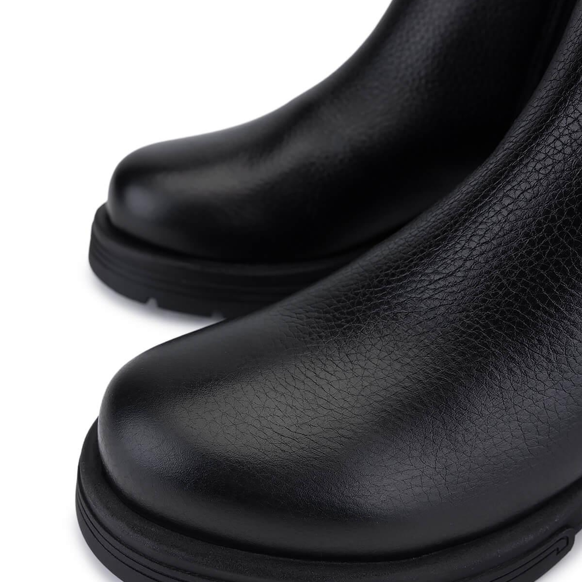 Tamer Tanca Kadın Hakiki Deri Siyah Floter Klasik Çizme