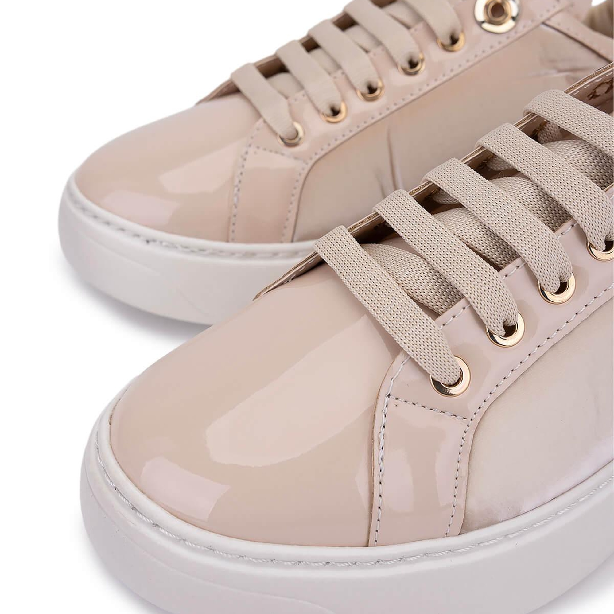 Tamer Tanca Kadın Suni Deri Bej Sneakers & Spor Ayakkabı