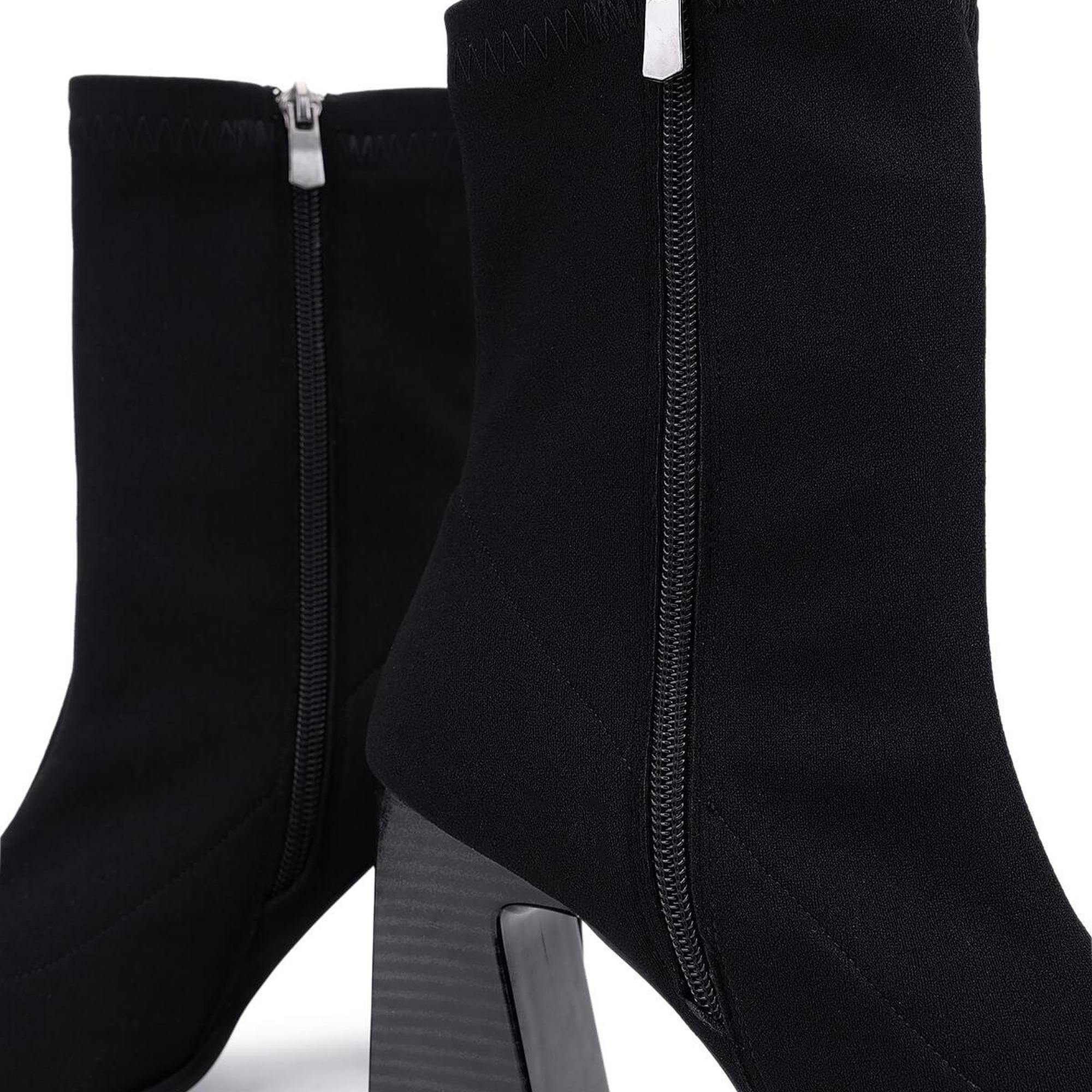 Tamer Tanca Kadın Hakiki Deri Siyah Topuklu Bot