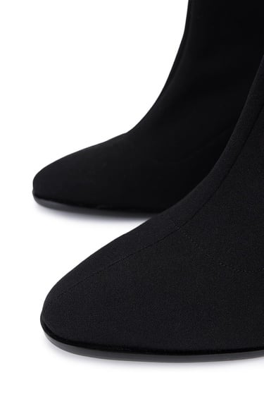  Tamer Tanca Kadın Hakiki Deri Siyah Topuklu Bot