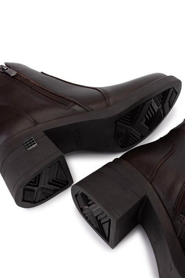  Tamer Tanca Kadın Hakiki Deri Kahverengi Topuklu Bot