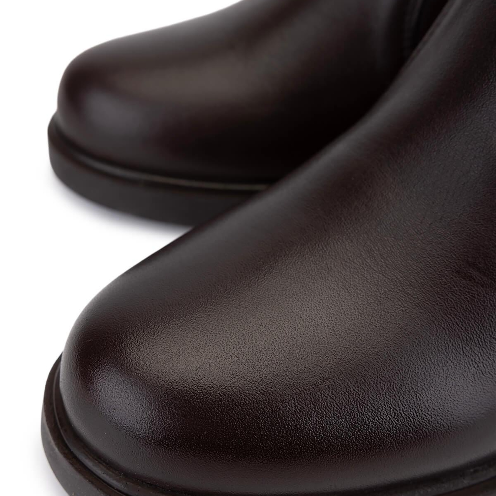 Tamer Tanca Kadın Hakiki Deri Kahverengi Topuklu Bot