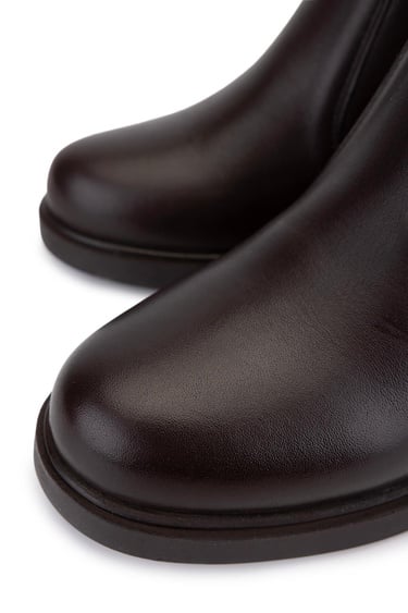  Tamer Tanca Kadın Hakiki Deri Kahverengi Topuklu Bot