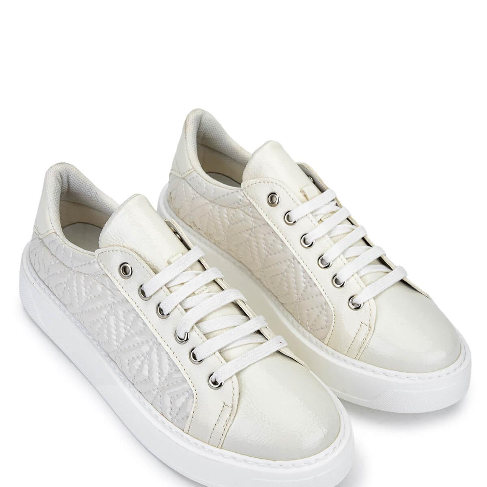 Tamer Tanca Kadın Suni Deri Beyaz Sneakers & Spor Ayakkabı