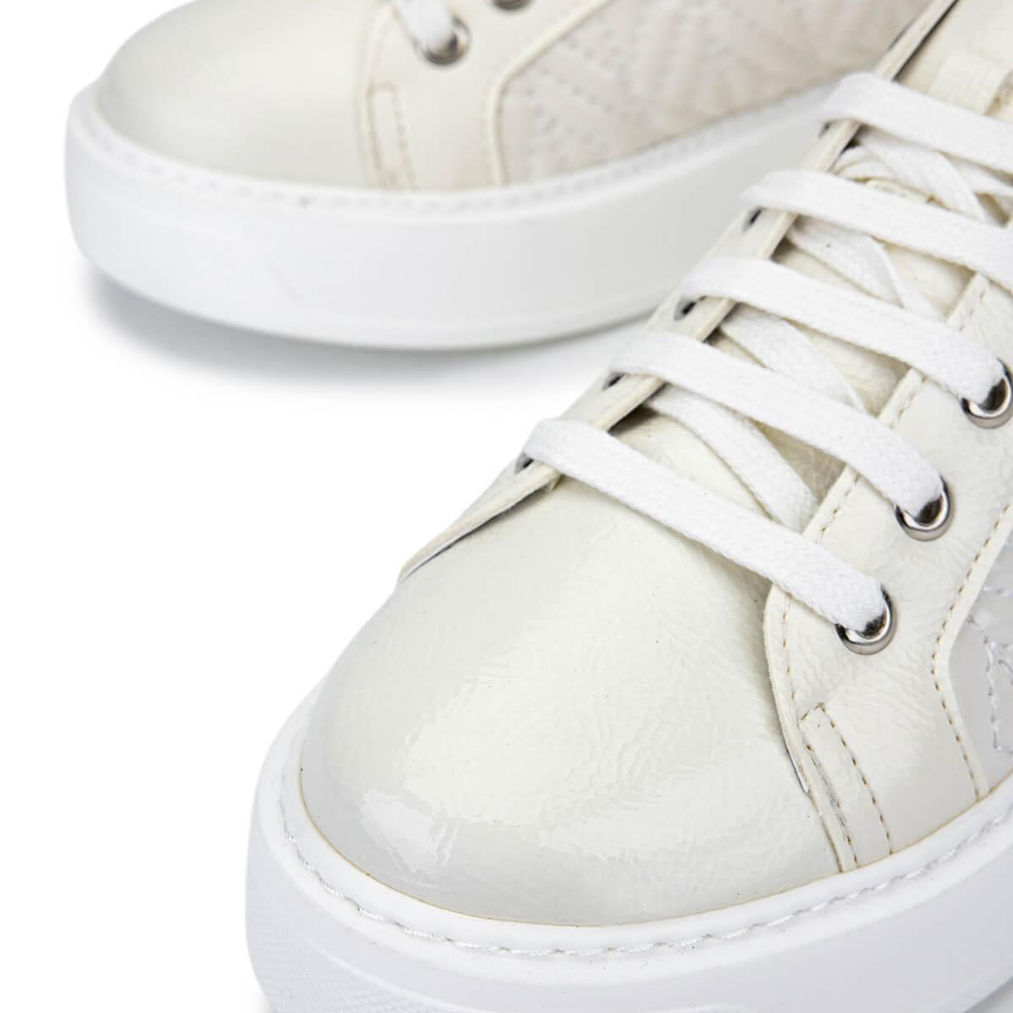 Tamer Tanca Kadın Suni Deri Beyaz Sneakers & Spor Ayakkabı