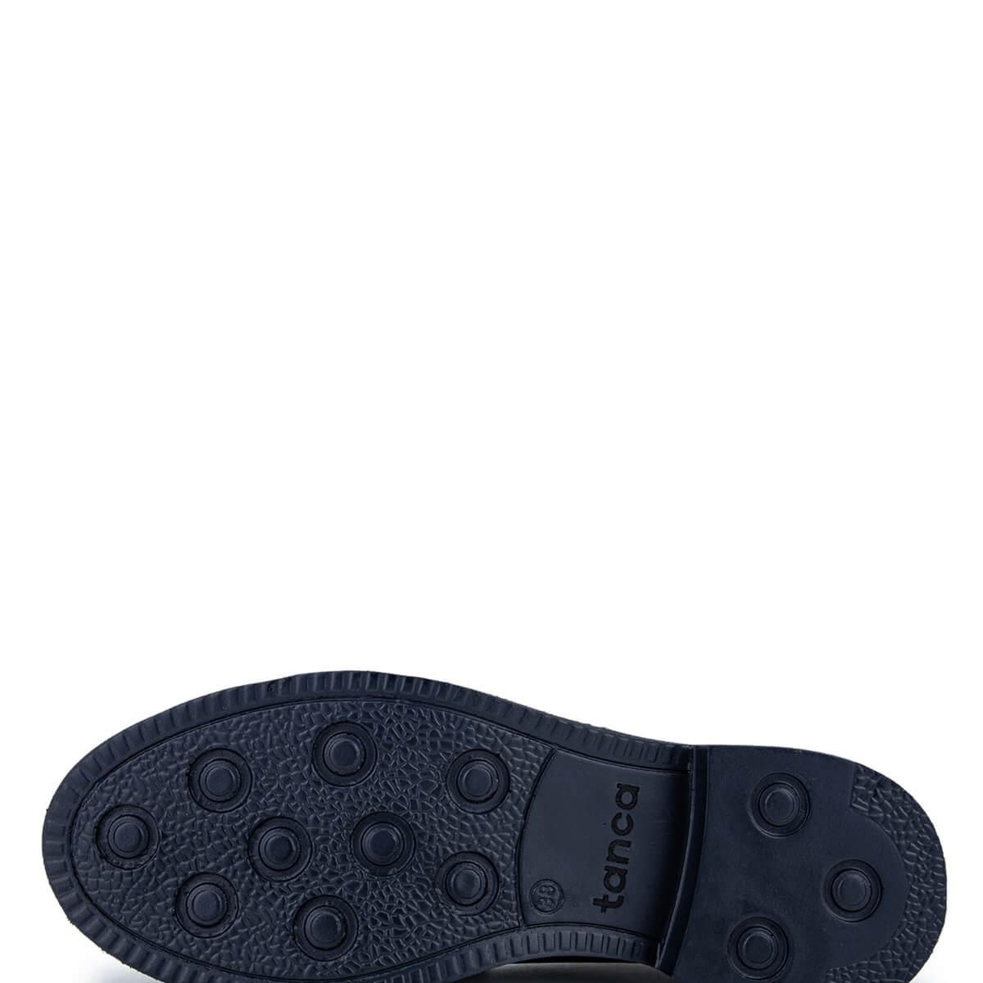 Tamer Tanca Kadın Hakiki Deri Lacivert Loafer Ayakkabı