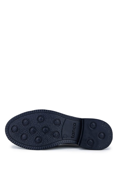  Tamer Tanca Kadın Hakiki Deri Lacivert Loafer Ayakkabı