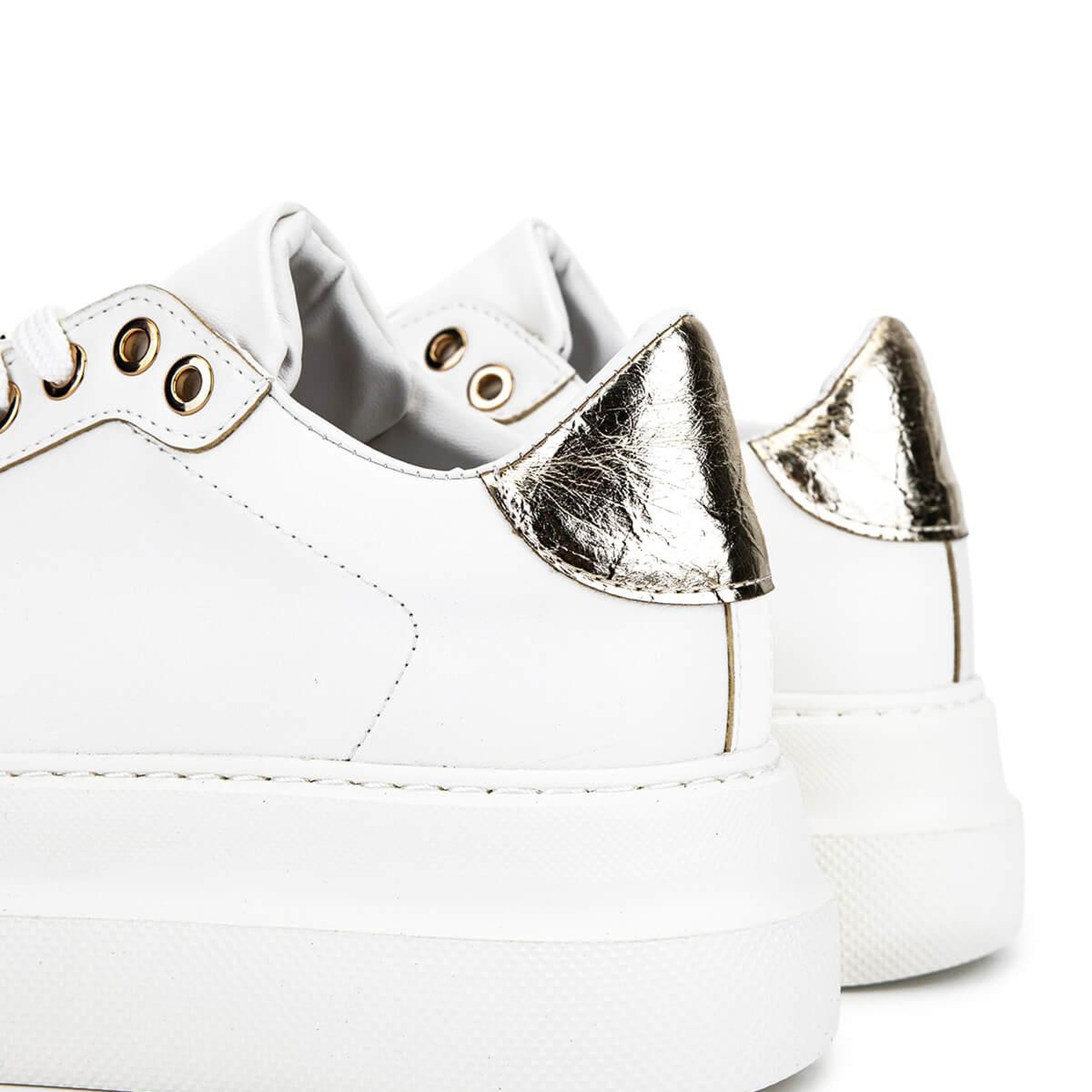 Tamer Tanca Kadın Suni Deri Beyaz Sneakers & Spor Ayakkabı