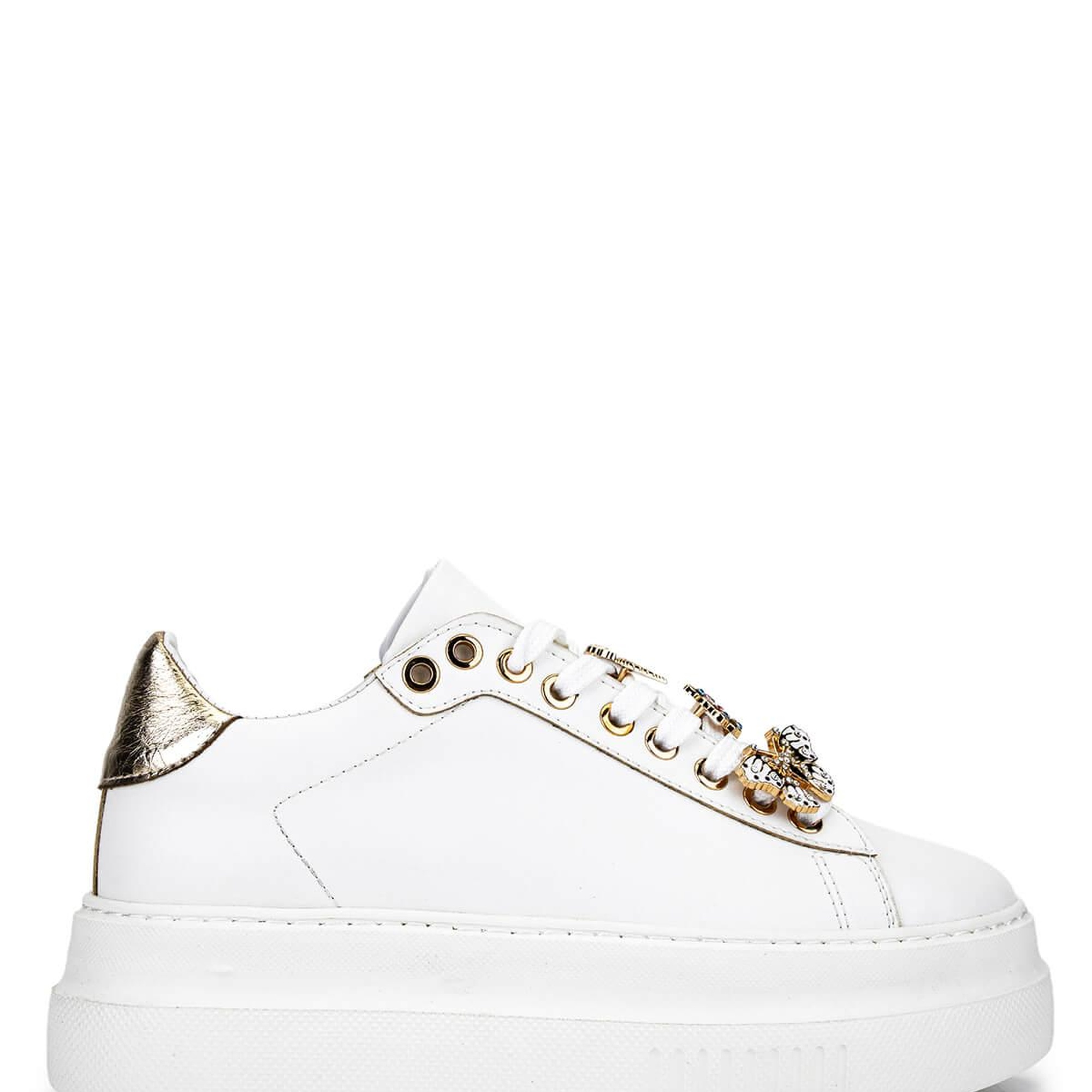 Tamer Tanca Kadın Suni Deri Beyaz Sneakers & Spor Ayakkabı