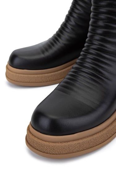  Tamer Tanca Kadın Hakiki Deri Kahverengi Casual Bot