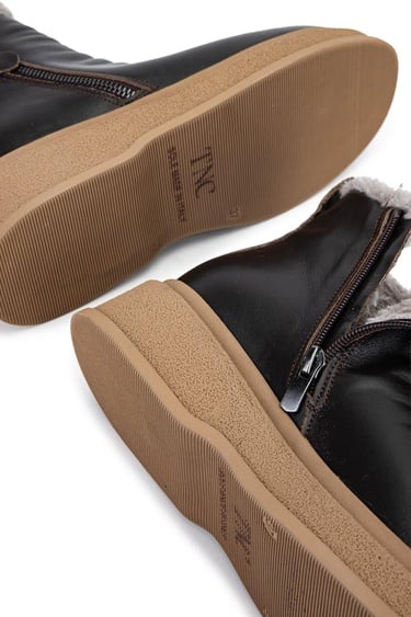 Tamer Tanca Kadın Hakiki Deri Kahverengi Casual Bot