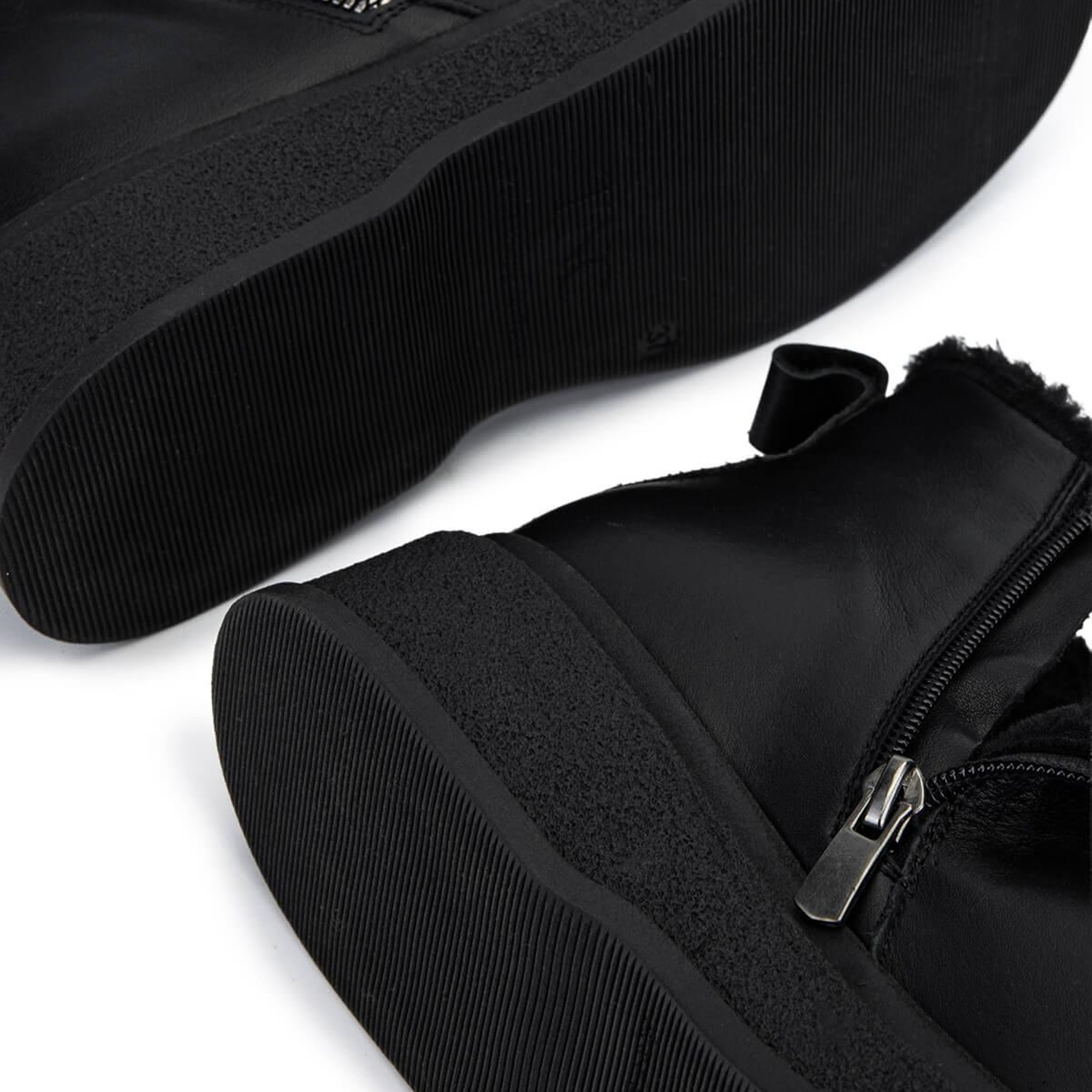 Tamer Tanca Kadın Hakiki Deri Siyah Deri Casual Bot