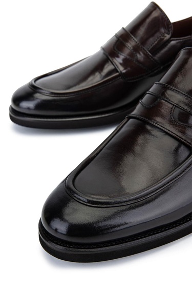  Tamer Tanca Erkek Hakiki Deri Kahverengi Klasik Ayakkabı