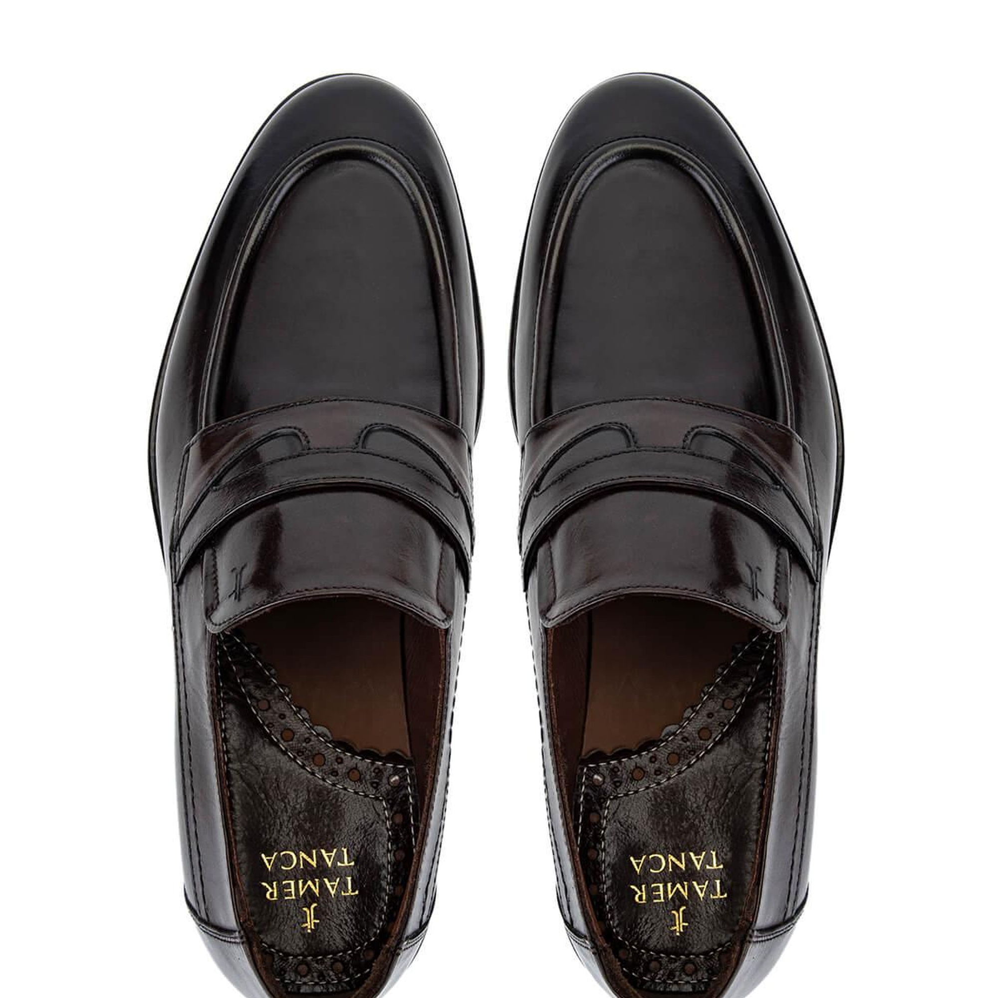 Tamer Tanca Erkek Hakiki Deri Kahverengi Klasik Ayakkabı