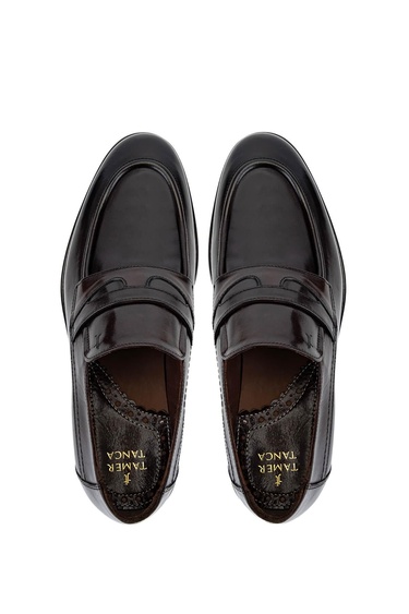  Tamer Tanca Erkek Hakiki Deri Kahverengi Klasik Ayakkabı