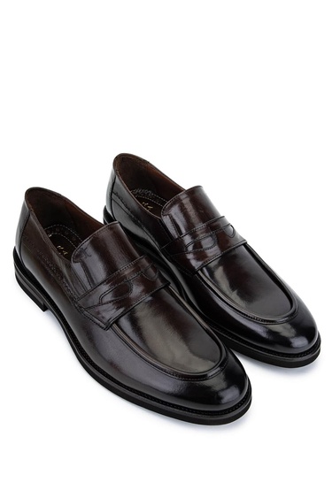  Tamer Tanca Erkek Hakiki Deri Kahverengi Klasik Ayakkabı