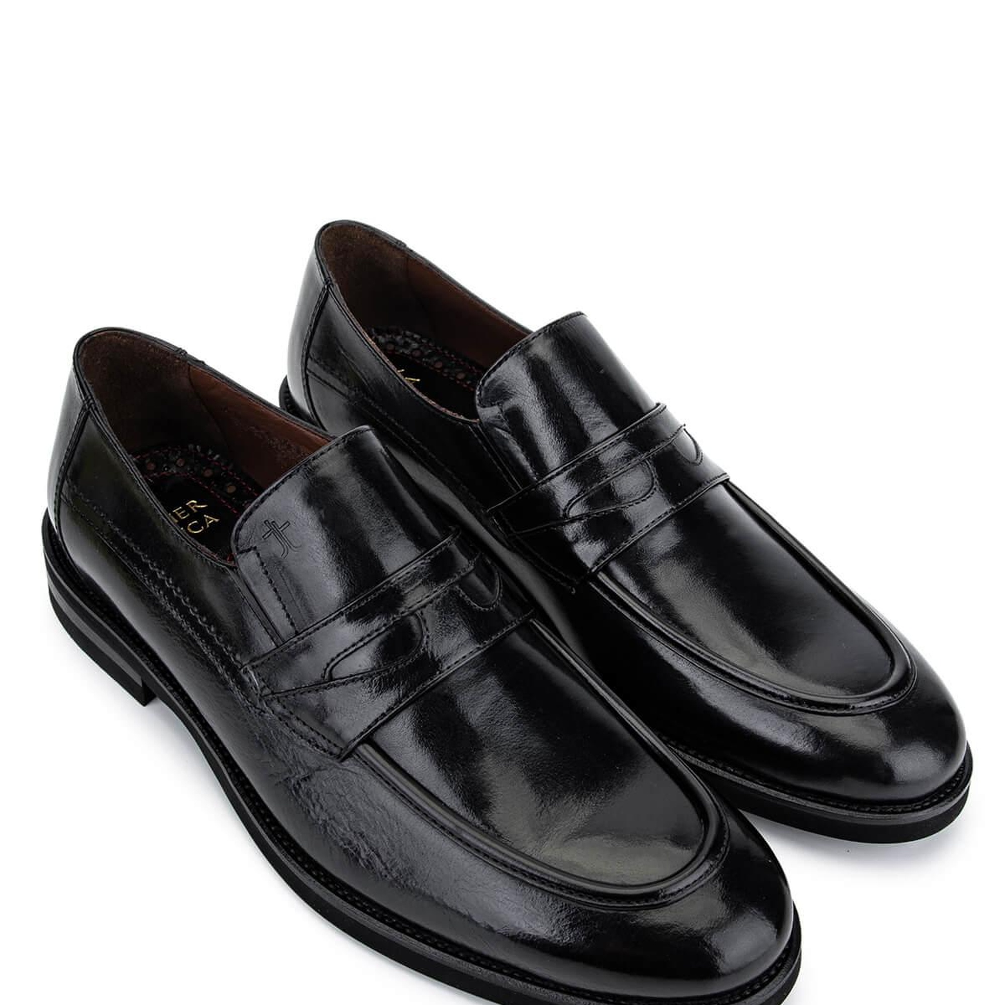 Tamer Tanca Erkek Hakiki Deri Siyah Klasik Ayakkabı