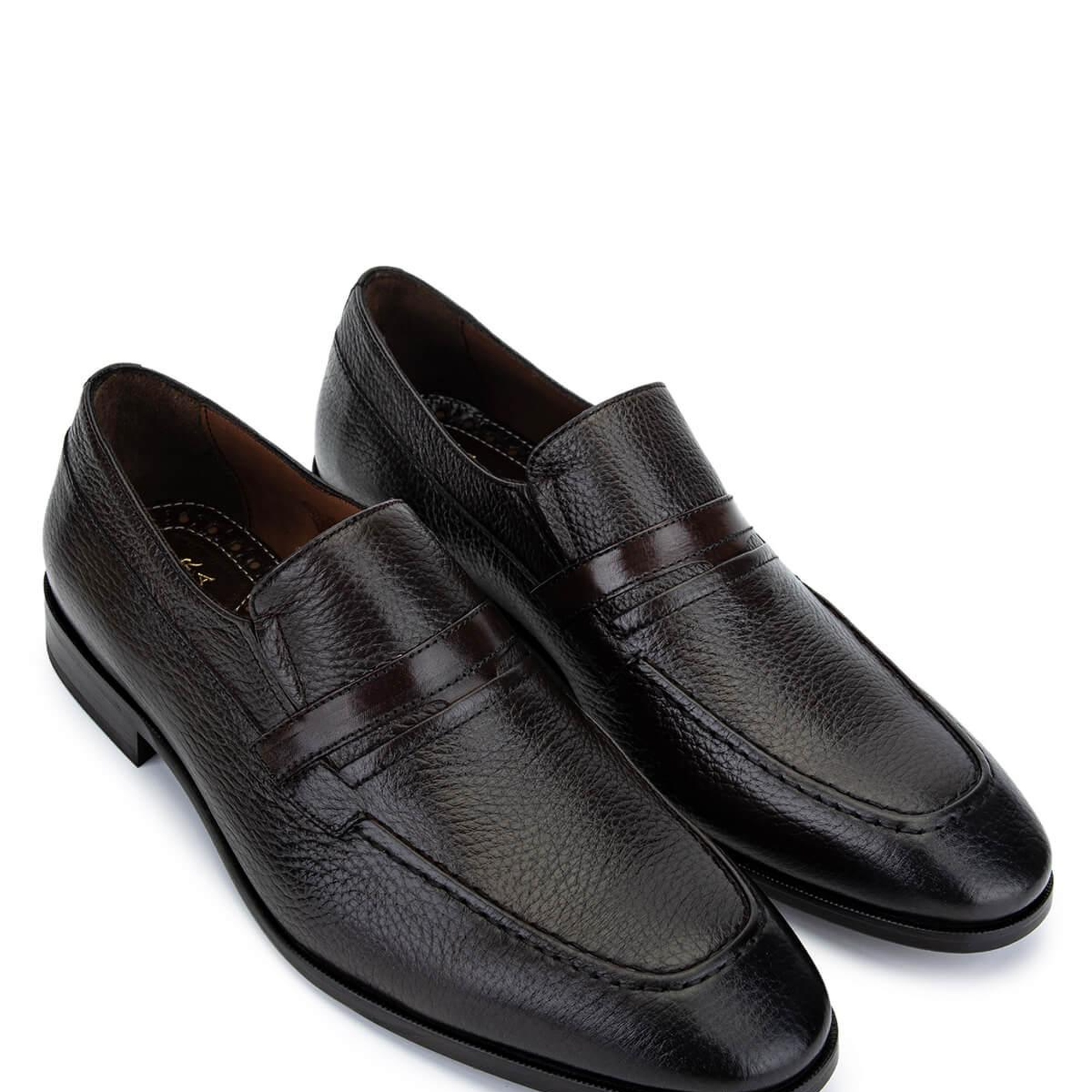 Tamer Tanca Erkek Hakiki Deri Kahverengi Klasik Ayakkabı