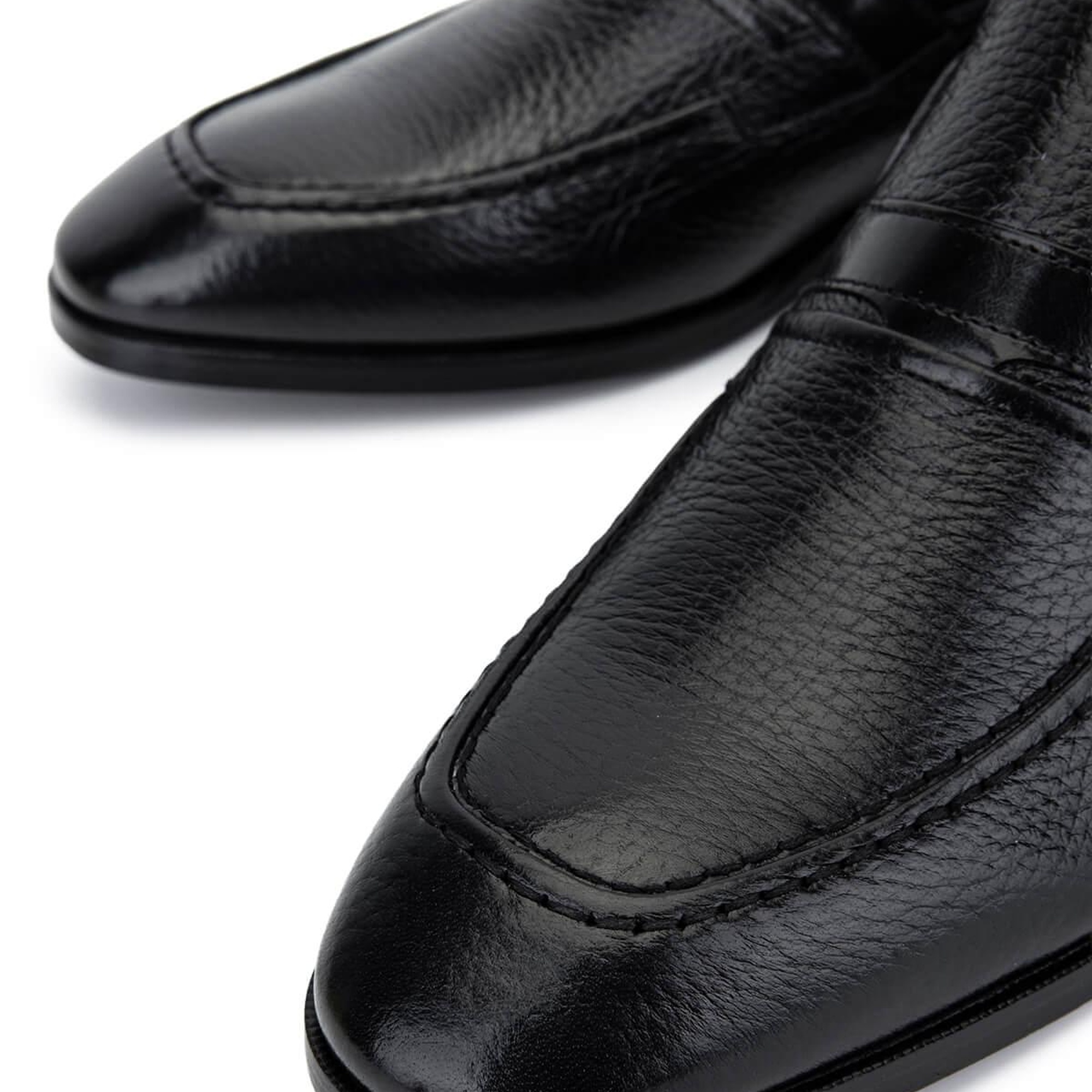 Tamer Tanca Erkek Hakiki Deri Siyah Klasik Ayakkabı