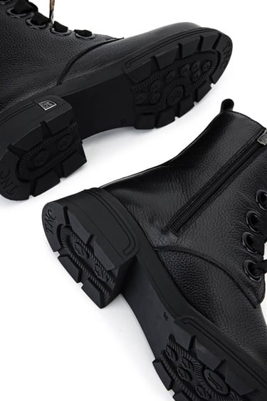  Tamer Tanca Kadın Hakiki Deri Siyah Floter Klasik Bot