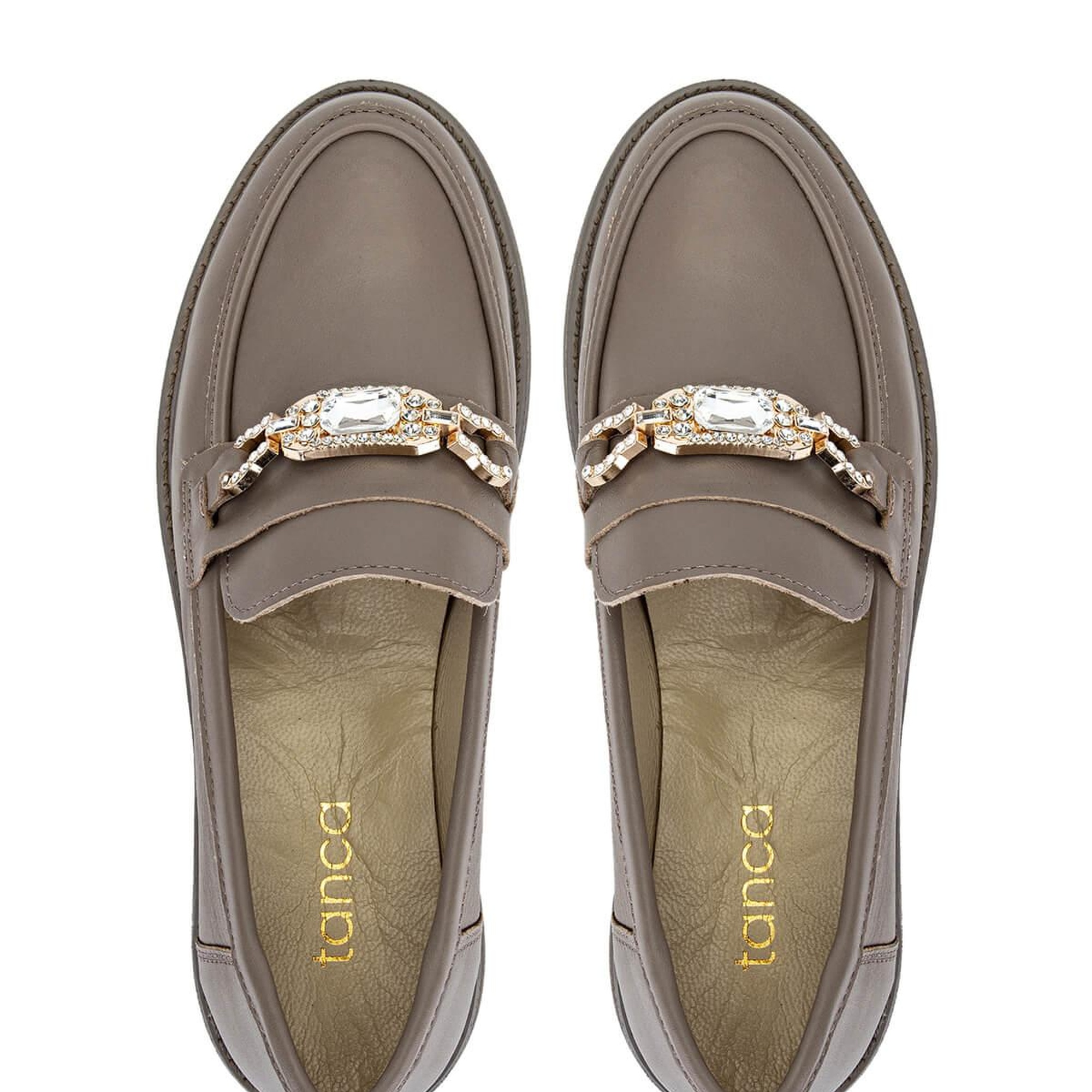 Tamer Tanca Kadın Hakiki Deri Vizon Loafer Ayakkabı