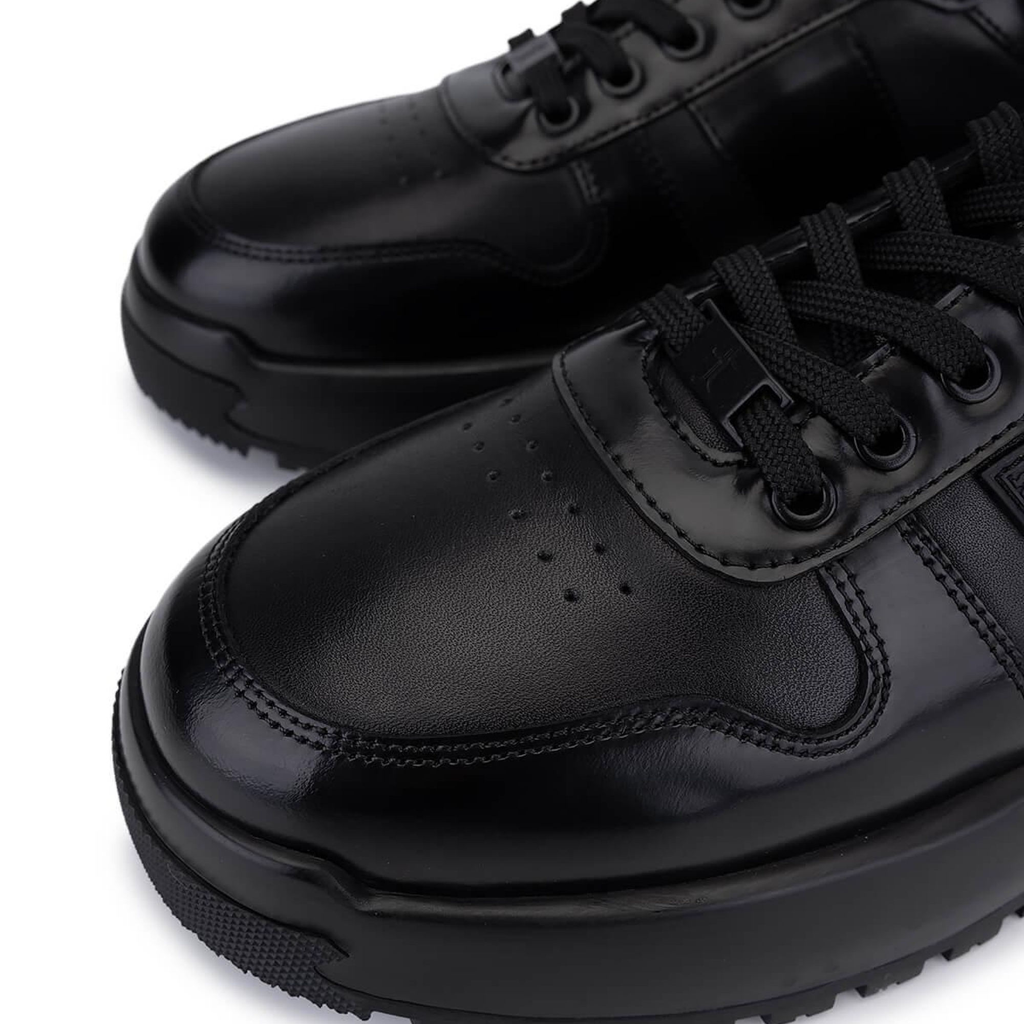 Tamer Tanca Erkek Hakiki Deri Siyah Sneakers & Spor Ayakkabı