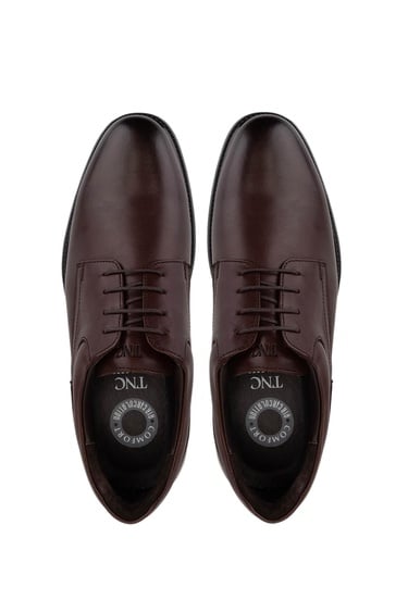  Tamer Tanca Erkek Hakiki Deri Kahverengi Klasik Ayakkabı