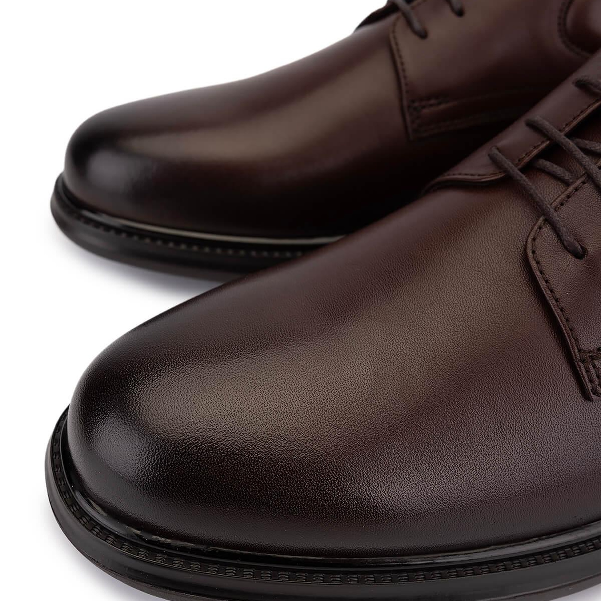 Tamer Tanca Erkek Hakiki Deri Kahverengi Klasik Ayakkabı