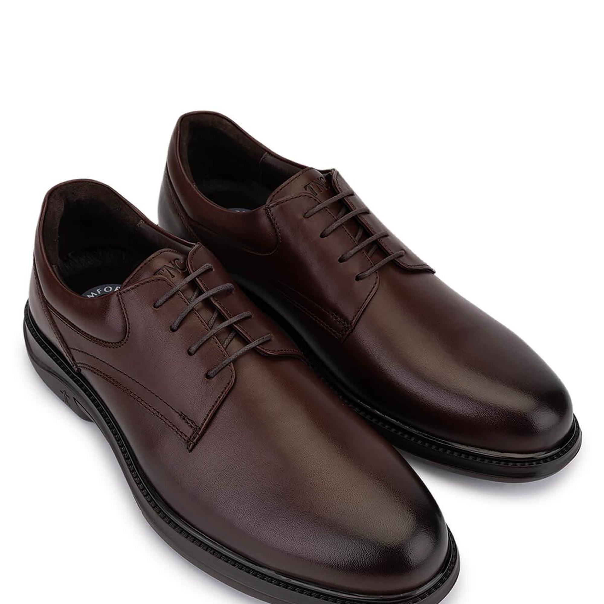 Tamer Tanca Erkek Hakiki Deri Kahverengi Klasik Ayakkabı