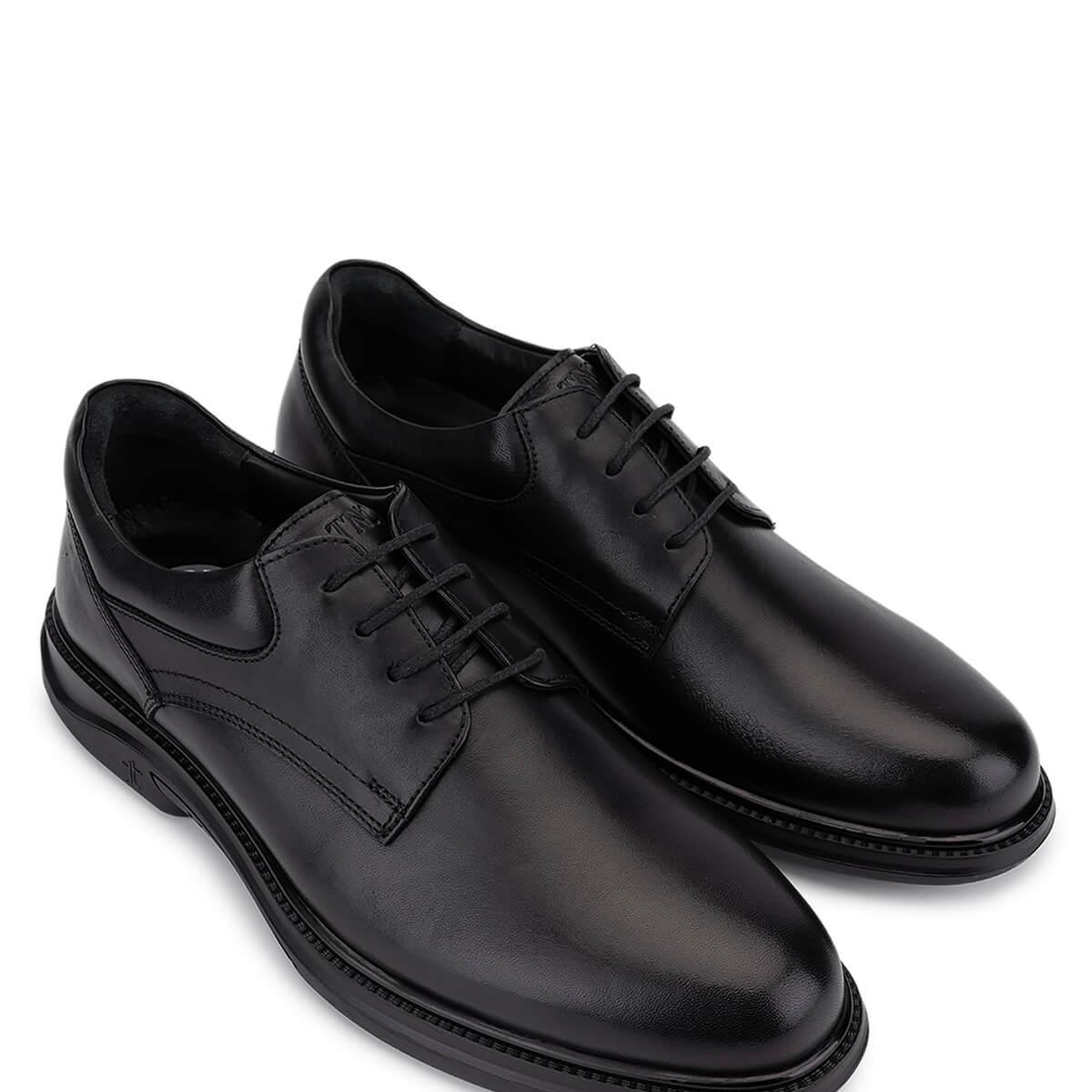 Tamer Tanca Erkek Hakiki Deri Siyah Klasik Ayakkabı