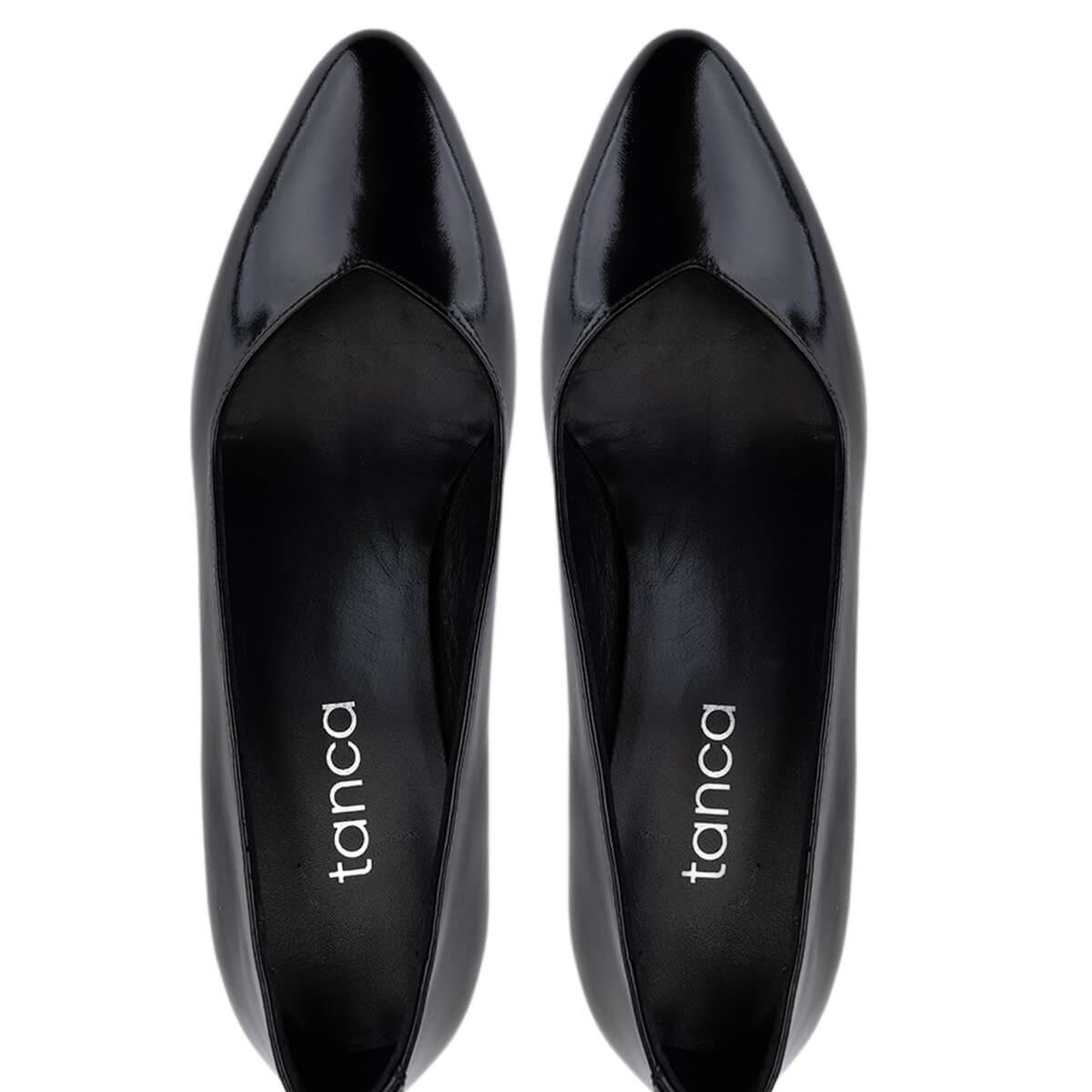 Tamer Tanca Kadın Hakiki Deri Siyah Klasik Ayakkabı