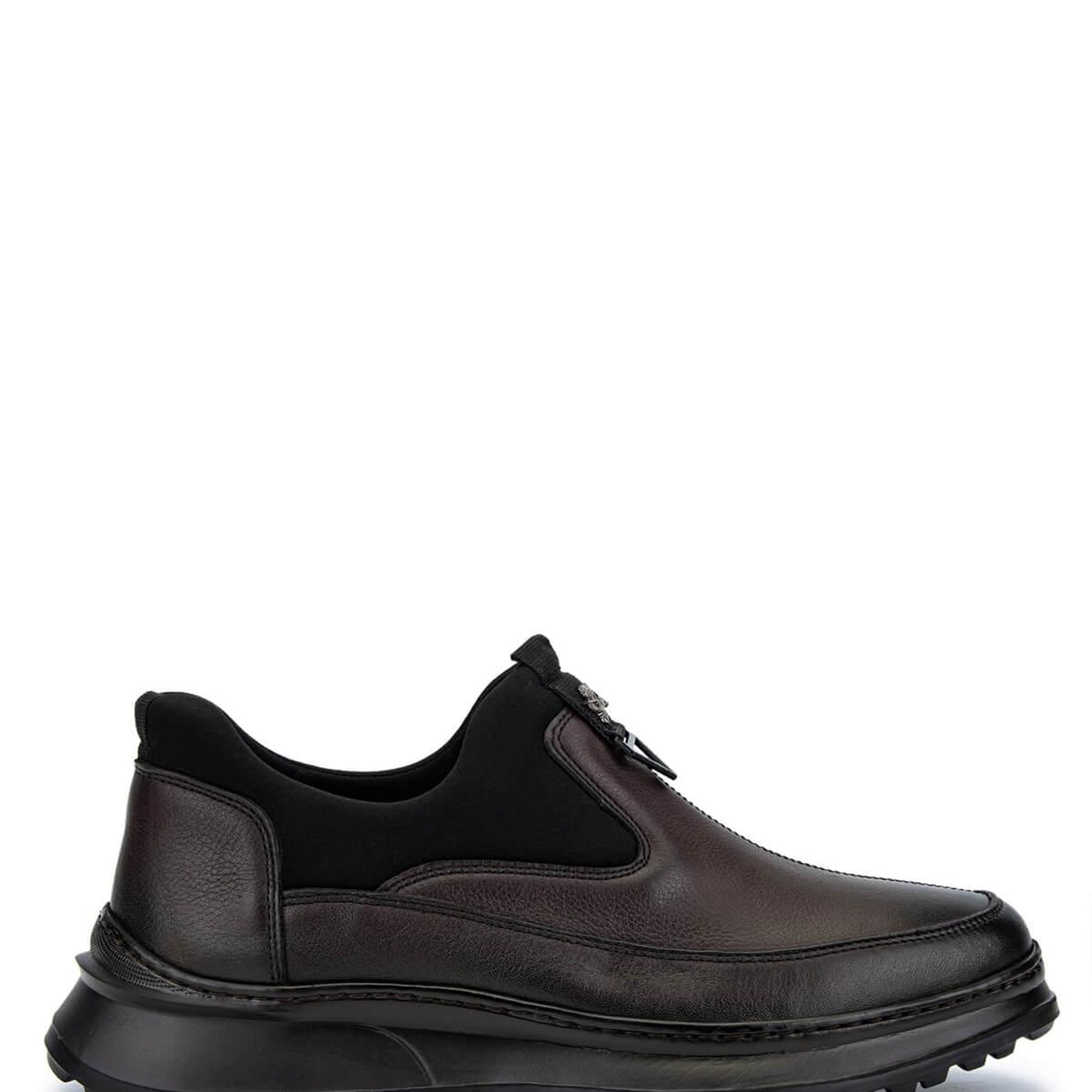 Tamer Tanca Erkek Hakiki Deri Kahverengi Casual Ayakkabı