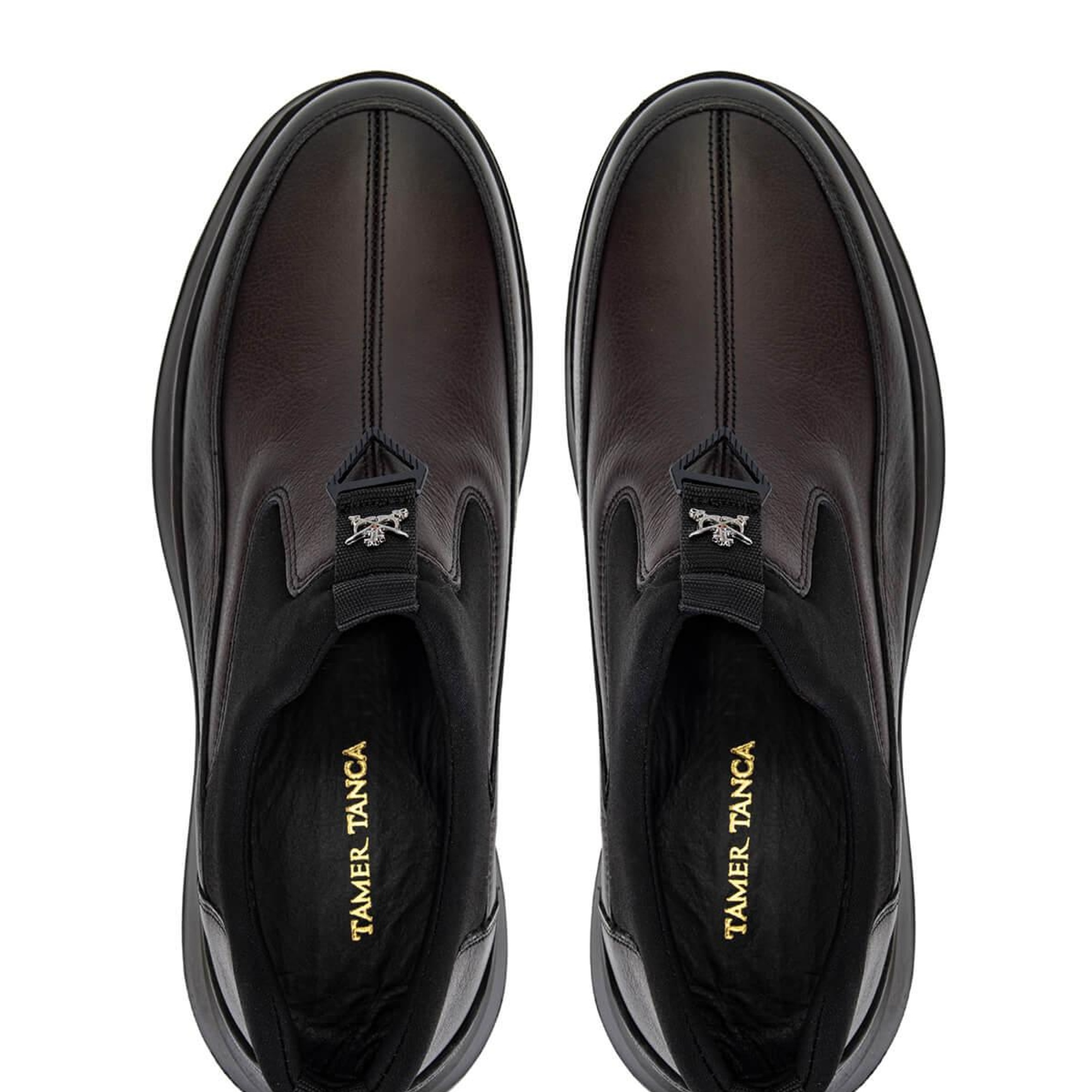 Tamer Tanca Erkek Hakiki Deri Kahverengi Casual Ayakkabı