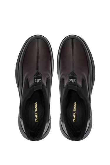  Tamer Tanca Erkek Hakiki Deri Kahverengi Casual Ayakkabı