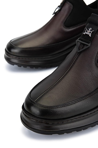  Tamer Tanca Erkek Hakiki Deri Kahverengi Casual Ayakkabı