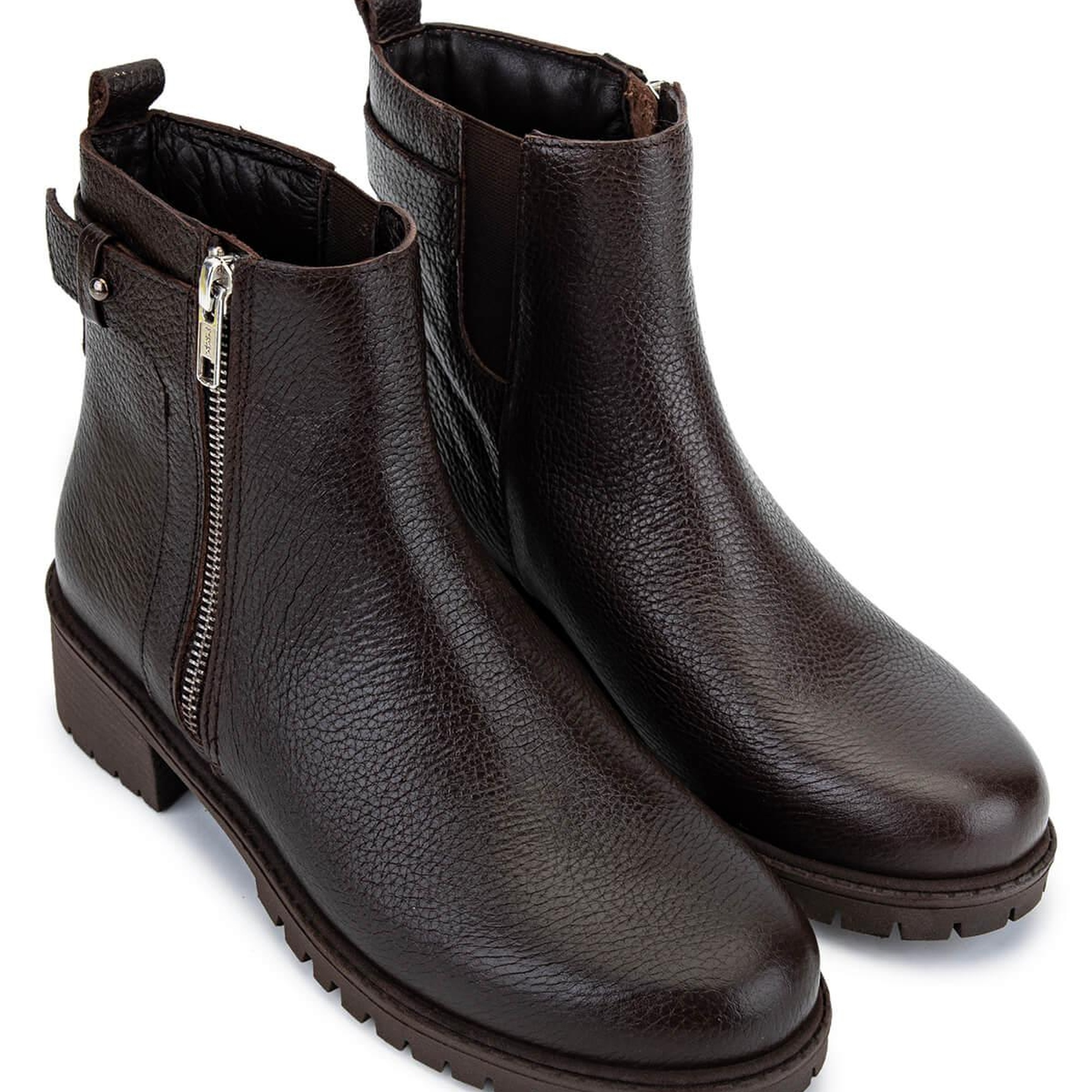 Tamer Tanca Kadın Hakiki Deri Kahverengi Casual Bot