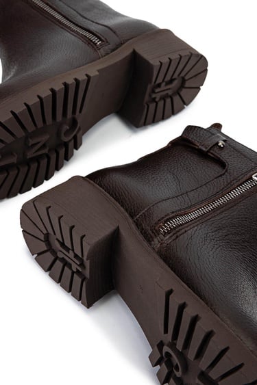  Tamer Tanca Kadın Hakiki Deri Kahverengi Casual Bot