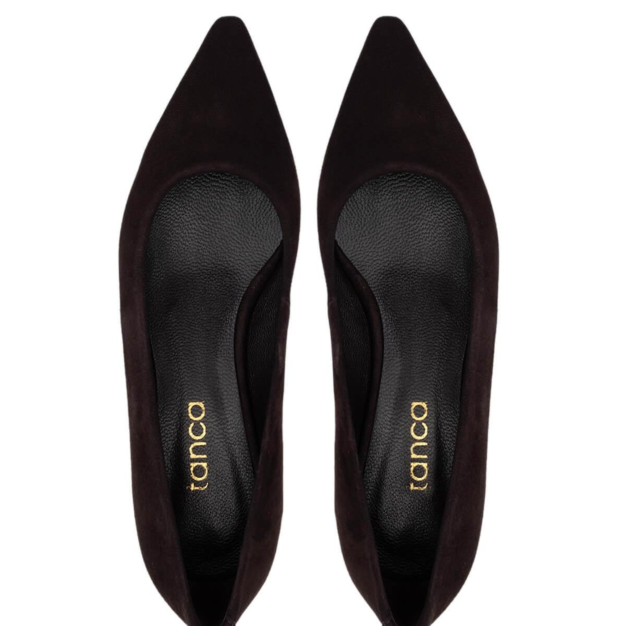 Tamer Tanca Kadın Hakiki Deri Kahverengi Süet Topuklu Ayakkabı