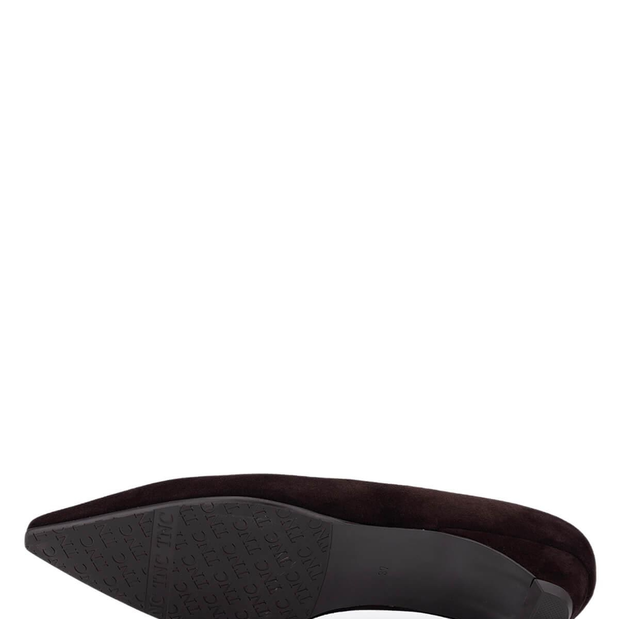 Tamer Tanca Kadın Hakiki Deri Kahverengi Süet Topuklu Ayakkabı