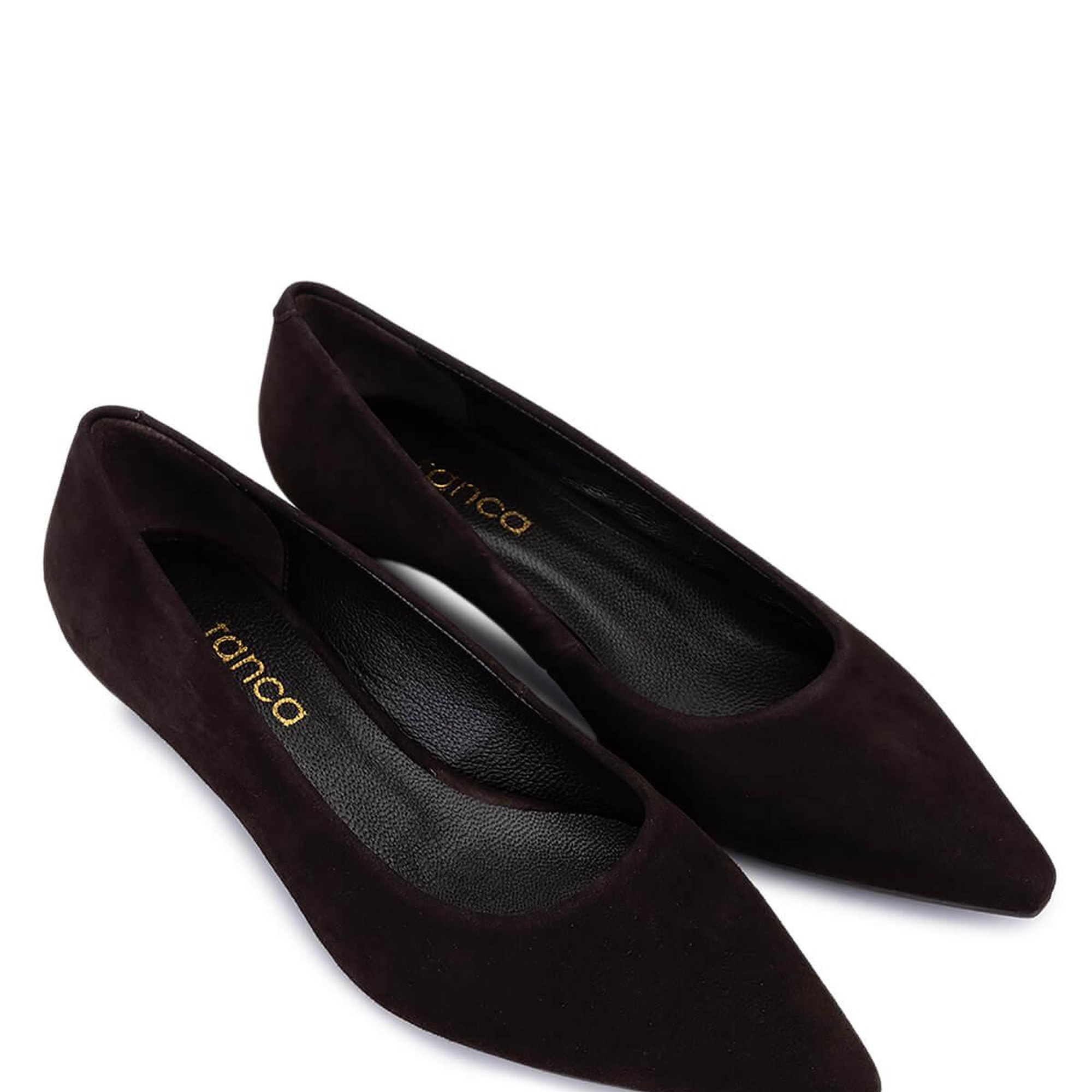 Tamer Tanca Kadın Hakiki Deri Kahverengi Süet Topuklu Ayakkabı