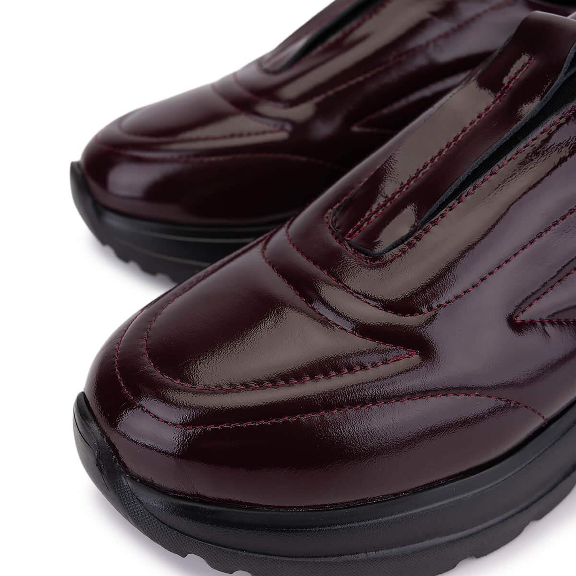 Tamer Tanca Kadın Hakiki Deri Bordo Sneakers & Spor Ayakkabı