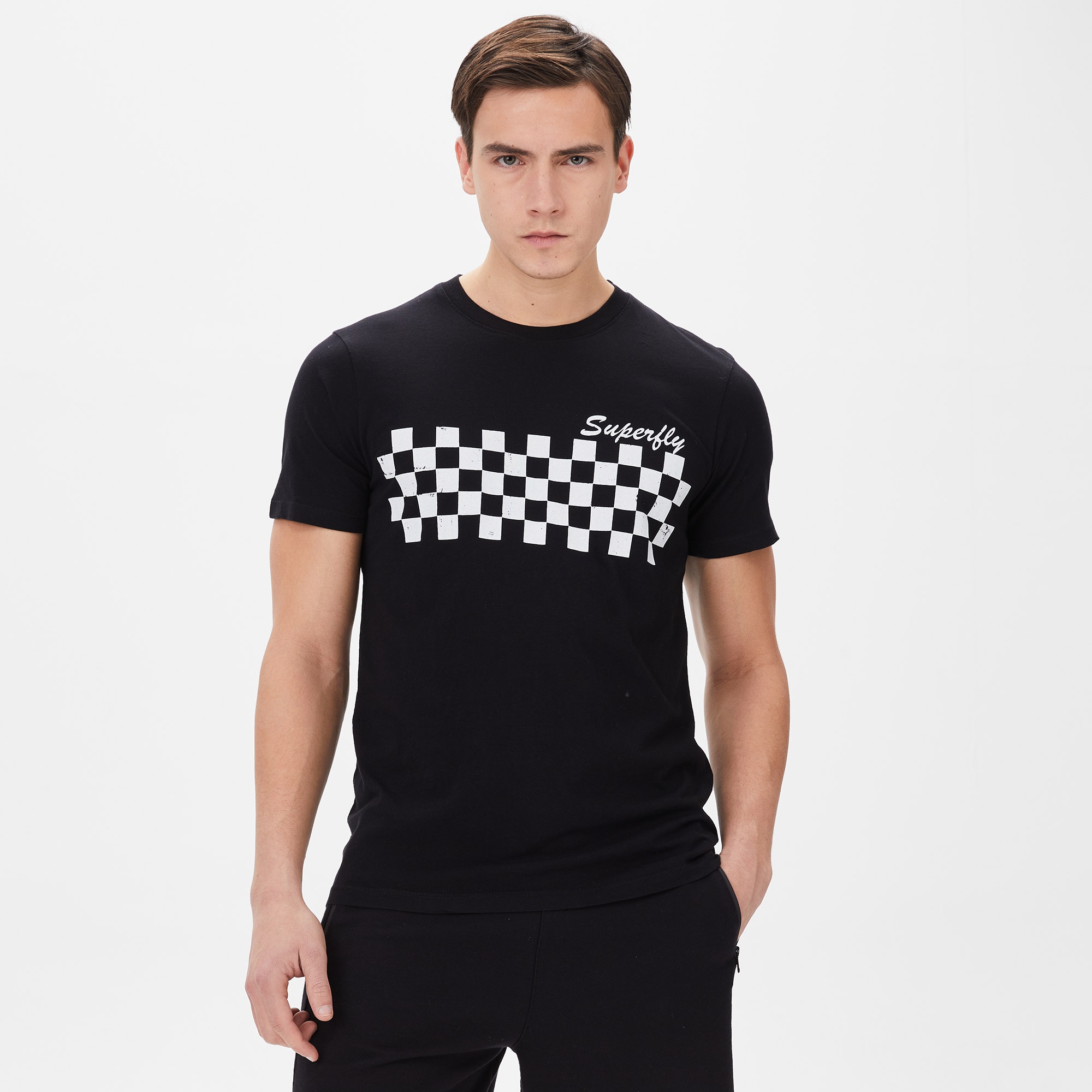 Superfly Erkek Renkli Günlük T-Shirt