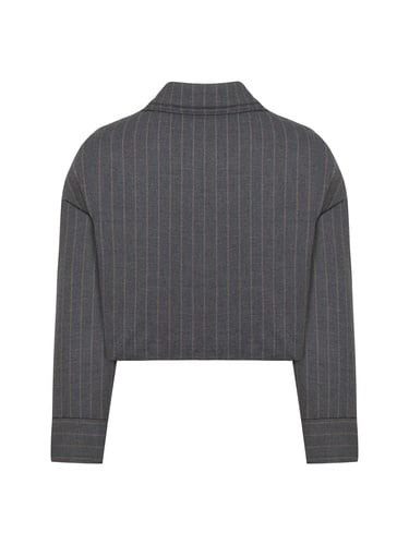  Çizgili Vatkalı Mont